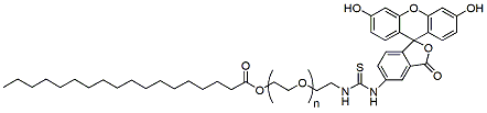 Stearic acid-PEG-FITC, MW 2,000