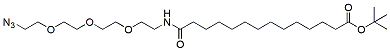 14-(Azide-PEG3-ethylcarbamoyl)tridecanoic-t-butyl ester