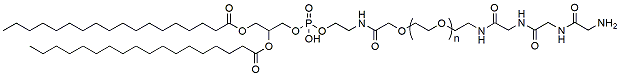 DSPE-PEG-Gly-Gly-Gly TFA salt, MW 5,000